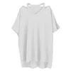 Plus Size 7XL 150Kg Vrouwen Grote T-shirt Zwarte Top Vrouwen Losse T-shirt Zomer Tee Shirt Voor Femme v-hals N3LN #