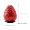 Storage Bottles Strawberry Airtight Jar Ceramic Canister Candy Small Kitchen Spice Jars Coffee Containers