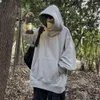 Huva tröja japanska harajuku urban streetwear cyber punk mäns överdimensionerade techwear hoodie andas för vinter 29c7#