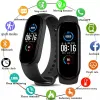 Smart Watch Sport Sport Sport Smart Moman Mulher Pressão Cardíaca Monitor de Faixa de Fitness Para Android iOS