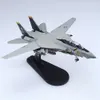 1/100 US Navy F-14 F-14A Tomcat Skeleton Fighter Plane Model Diecast Military Airplane Models for Collections and Gift