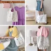 Borse a tracolla di design mini piccole grandi borse di tela per cartoni animati di moda giapponese e coreana orso casual di grande capacità per studenti selvatici che frequentano la scuola femminile