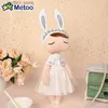 Animaux en peluche en peluche Metoo princesse Charlotte Rabbit Angela Doll New Doll Doll Doll Bildrens d'anniversaire cadeau Toy240327