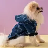 Denim chien vêtements haut de gamme marque automne hiver mode manteau pour animaux de compagnie Jarre Aero Bull Schnauzer chiens veste