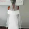 Topqueen Pearls Bridal Veils met kam Wedding Veil 1 Tier 3 meter Luxe LG Wedding Veil Bridal Hair Accessies Wedding V180 Z1MV#