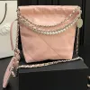 Bolsa feminina pequena bolsa de ombro de couro genuíno de alta qualidade clássica senhora corrente crossbody sacos marca de moda francesa acolchoada luxo multi cor versátil bolsa