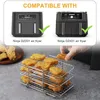 Miski Air Fryer Rack do Ninja Dual 304 Stal nierdzewna wielowarstwowa dehydrator toast