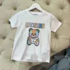 T-shirt 2024 NUOVI BAMBINI T-SHITT BAMBINA T-SHITT BAMBINO ABBIALI LETTERE COLORE SULD COIRCHI SUSTINIMENTI SIMBILI NUOVI ARRIVI DELLA TAGNA DEGLIA 90-160 CM