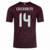 S.Giménez G.Ochoa H.Lozano E.Alvarez Chicharito Equipo Nacional de México Fanáticos Locales Visitantes Versión de Jugador Camiseta de Fútbol Camisetas de Fútbol