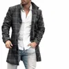 or Jacket Mens Warm Coat Men Winter Coat Lapel Collar Lg Sleeve Padded Leather Jacket Vintage Thicken Coat Sheepskin 50RS#