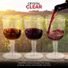 ベーキング型透明なプラスチックワイングラスリサイクル可能 - シャンパンデザート40pcs用の粉砕プローフゴブレット使い捨て再利用可能なカップ