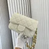 2024 French Women Classic Flap Counter Bag Bag Luxury Leather Vintage Diamond Lattice Quilted Critice Crossbody Carger Capacit