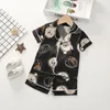 Pigiami per bambini Set Baby Infant Cartoon Sleepwear Bambini Estate Pantaloncini a maniche corte Ragazzi Ragazze Gioventù Abbigliamento per il tempo libero Abbigliamento per la casa Abbigliamento per bambini