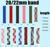 Fabric Braided Solo Loop Strap For Galaxy watch 3 Smart Watch 20mm 22MM Nylon Elastic Band For Amazfit GTSGTS2 Mini For Huawei4071370