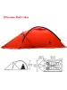 Tents And Shelters 2Persons 4Seasons 20D Sil Coated Tent Aluminum Rod Outdoor Cam 1Hall 1Room Rainproof With Snow Skirt Hiking Drop De Otsxz