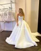 Robes sexy urbaines Fivsole robe de bal de mariage élégant satin froncé mariée chérie dentelle appliques balayage train robes de novia yq240329