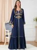 Ethnic Clothing Jellaba Hijab Lady Dress Muslim Long Retro Loose Vintage with Zipper Turkey Maxi Party Islam Robe in Ramadan