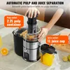 Meyve meyveleri Vevor Juicer 850W Motor Santrifüj Meyvacısı Kolay Merkezi ve Sebzeler İçin Büyük Ağızlı Santrifüj Meyvacıyı Temizlenmesi Kolay2403