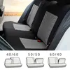 2023 Nya broderibilsäteskåpor Set Universal Fit De flesta biltäcken med däckspårdetalj Styling Car Seat Protector