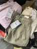 traf ZR Baggy-Jeans für Frauen, elastische hohe Taille, Y2k-Streetwear, Vintage-Stil, solide Losse-Sommer-Cargo-Jeans für Frauen, weite Hosen K7dX #