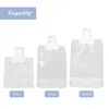 Storage Bottles 24 Pcs Clear Makeup Bag Packing Travel Lotion Holder Filling Cosmetics Dispenser White Portable Squeeze