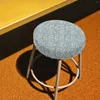 Housses de chaise, housse de tabouret, housse élastique, siège de Bar, protection ronde, coussin décoratif