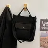 Axelväskor corduroy messenger för kvinnliga kvinnliga mode student skolväska stora kapacitet kvinnliga handväskor crossbody bokväska