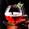 Bicchieri da vino 330 ml Bicchiere da cocktail dal design creativo con globo, Succo personalizzato, Tazza per bevande fredde, Martini, Bar per la casa, Bicchieri per feste