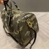 Camouflage Oxford Canvas Travel Bags Large Capacity Adjustable Shoulder Strap Outdoor Sports Bag Training Shoulder Bags For Men L1311