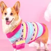 Köpek giyim köpek yavrusu sweater küçük kazak örgü kablo kablosu kedi örgü sıcak evcil hayvanlar yavru kedi chihuahua