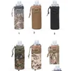 Autres accessoires tactiques Camo Porte-gobelet Sports de plein air Bouteille d'eau Manchon Portable Randonnée Voyage Cyclisme Mount Packs Ajustable Otjov