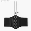 Ceintures de chaîne de taille Ceinture corset élastique serrée avec corset ajusté push up pour femmes façonnant la chaîne papillon Y240329