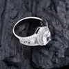 Cluster-Ringe SEMNI 2,0 ct 7 9 mm Ovalschliff Moissanit Diamantring für Frauen Rubin Saphir Smaragd Verlobungsversprechen Band 925 Sterling Silber