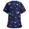 Nuevo Multicolor cott Animal fr uniforme estampado belleza sal uniforme de enfermería uniforme de laboratorio tienda de mascotas Scrub ropa de trabajo z9J5 #