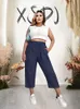 Calças femininas cintura alta verão estiramento jeans para mulheres jeans com elástico plus size calças atacado dropship p89b #