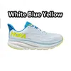 Dzieci Baby Big Kid One Bondi 8 Buty do biegania platforma Sneakers Clifton 9 Impala Mock Orange Blue Fog Yellow White White Lime Lime Treners Runnners Rozmiar 3y 4y 5y