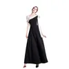 Lanmu Black Soirée Dr Femmes Nouveau 2024 Été Une épaule Style Banquet Slim LG Quotidien Robe de bal Graduati Party Dr T1um #