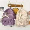 Sacs d'école mignon sac à dos pour tout-petits bretelles réglables filles noeud papillon confortable grande capacité Bookbag