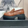 Casual Schuhe Herbst Flachen Boden Dicke Faulenzer Frauen Echtes Leder Runde Kappe Einfarbig Anti Slip Walking Britischen Oxford