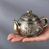 Teaware set 6-stycken avancerad te-set turkisk tekanna arabisk antik brons enkel hushåll kinesisk presentförpackning