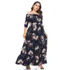 sl Hals Vrouwen Plus Size Dres Bloemen Gedrukt Fi Elegant Boheems Strand Dr Dames Casual Streetwear Lente Zomer z4hb #