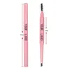 Crayon à sourcils rose épais à double extrémité, longue durée, imperméable, améliore les cosmétiques, beauté, maquillage pour femmes, marque privée, personnalisé en vrac 240327