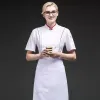 Szefowa koszulka kurtka Chef Mężczyźni Kobiety Cook Płaszcz Restauracja hotel kuchnia noszenie kelner mundur z krótkim rękawem catering kuchenna odzież R166#