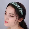 Vintage Green Crystal Floral Bridal Crown bandeau de mariage fait à la main Hails Accorriestendy fr Women Party Headpice Tiaras O24S # #