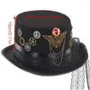 Boinas Chapéu Steampunk Halloween Gótico Top Viajante Atacado