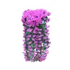 Decorative Flowers Basket Violet Orchid Sunflower Garland Flower Artificial Fall Colors Outdoor Hanging