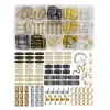 チューブ118pcs diy reggae dreadlocksヘアリングパールフラワービーズ