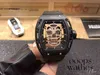 Męskie zegarek designerskie zegarki ruch Automatyczny luksusowy luksusowy zegarek mechaniczny automatyczny męski wzór czaszki silikon Wysoka jakość