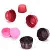 Moldes de cozimento 100-1000pcs Muffin Cupcake Copos de papel Liner Box Cup Caso Bandeja de festa Ferramentas de decoração de bolo