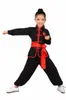 children's martial arts clothing martial arts girls boys Kung Fu Tai Chi lg sleeved children's performance Fu Qingcang 94GM#